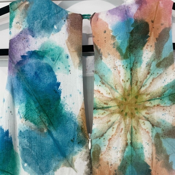 Desigual Tie Die Midi Dress - Size 40 - NWOT - Multicolour - Picture 5 of 6